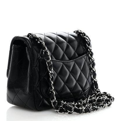 Chanel Lambskin Quilted Mini Square Flap Black 3 of 9