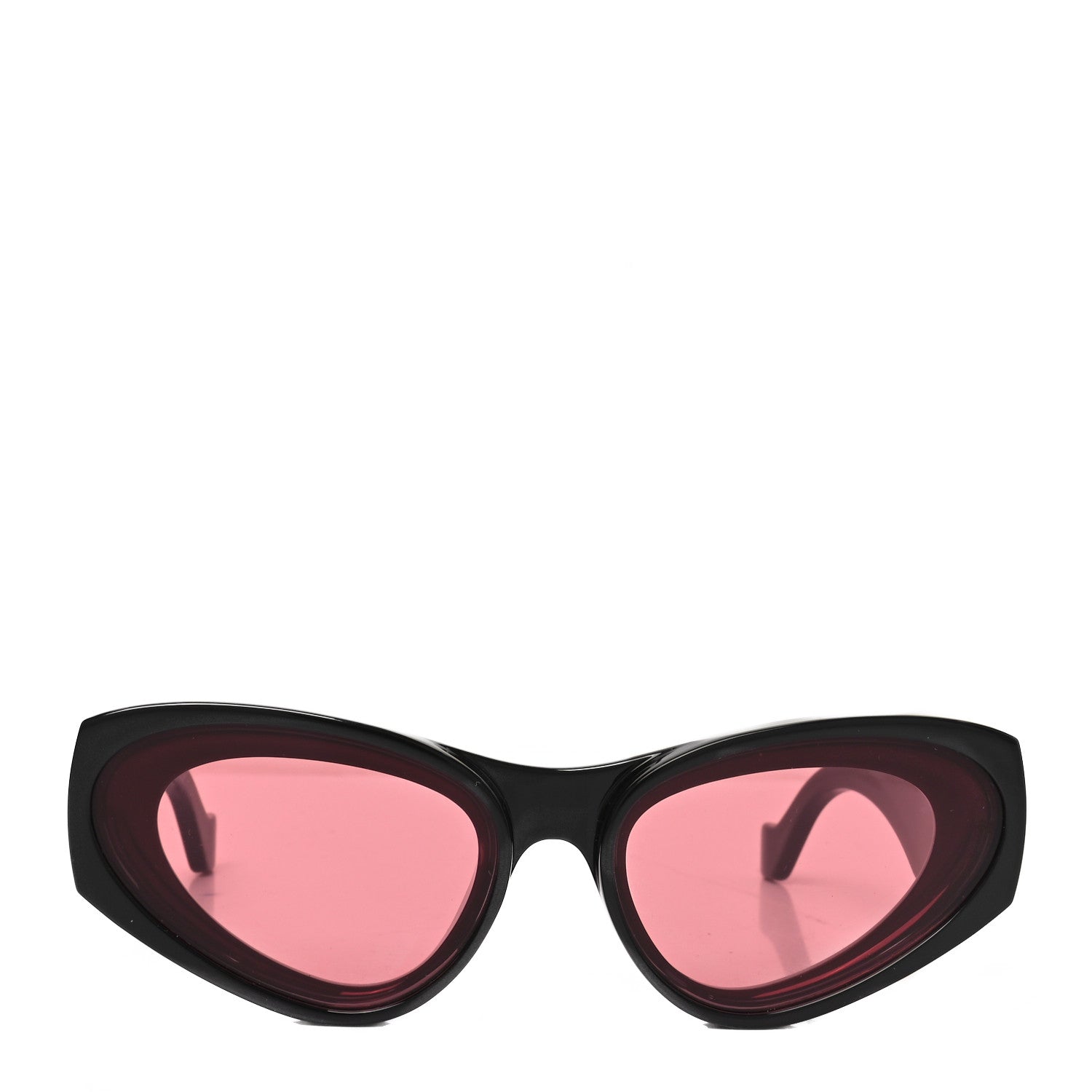 Loewe Acetate Paula's Ibiza Cat Eye Sunglasses LW40171U Black Pink 2 of 7