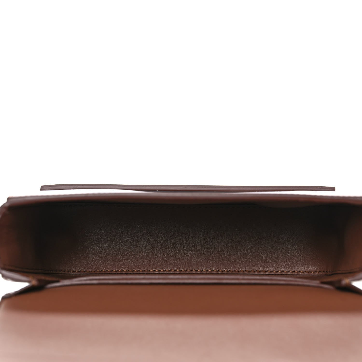 Burberry Smooth Calfskin Two Tone Small Grace Bag Malt Brown Black 5 of 10