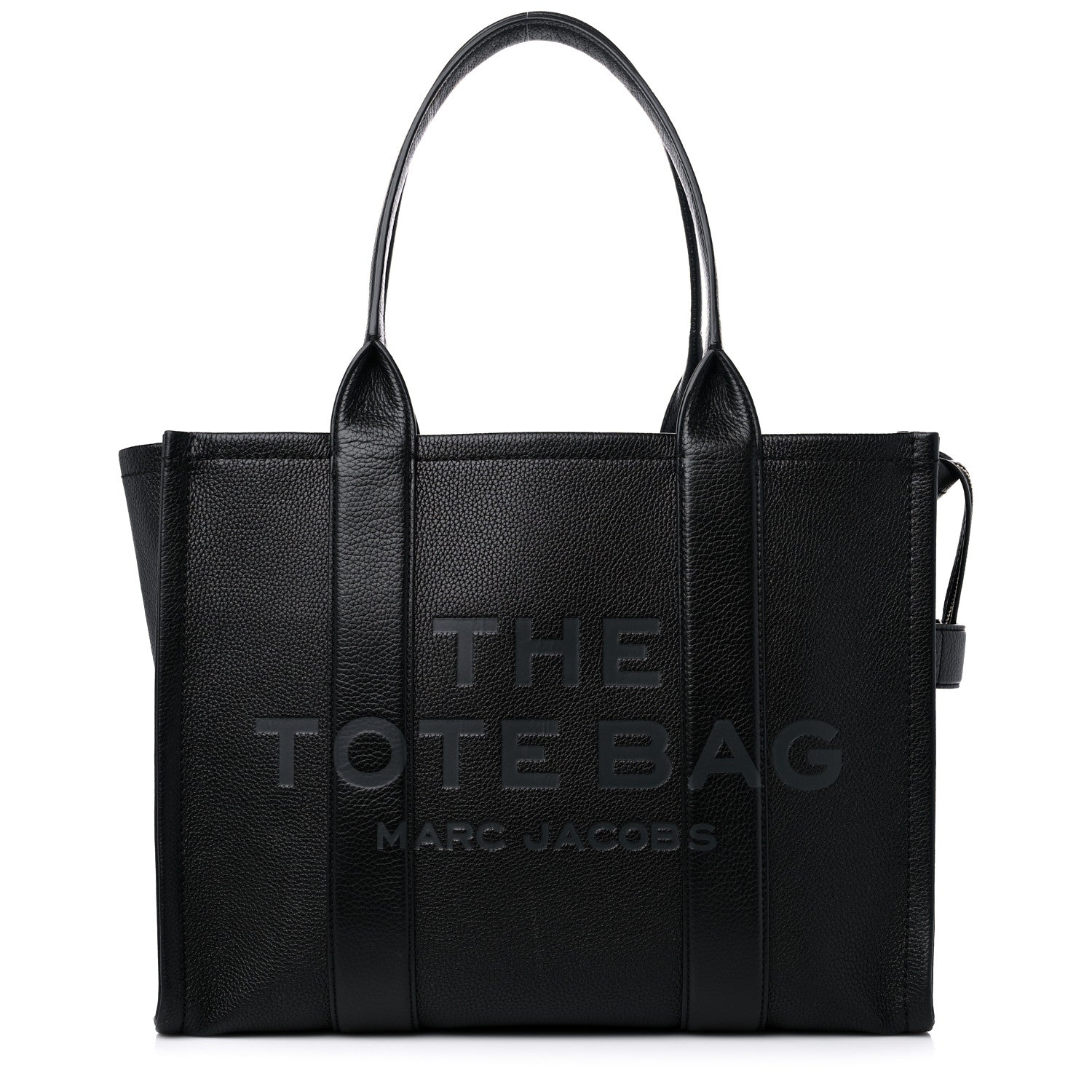 Marc Jacobs Grained Calfskin Large The Tote Bag Black 1 of 15
