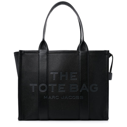 Marc Jacobs Grained Calfskin Large The Tote Bag Black 1 of 15