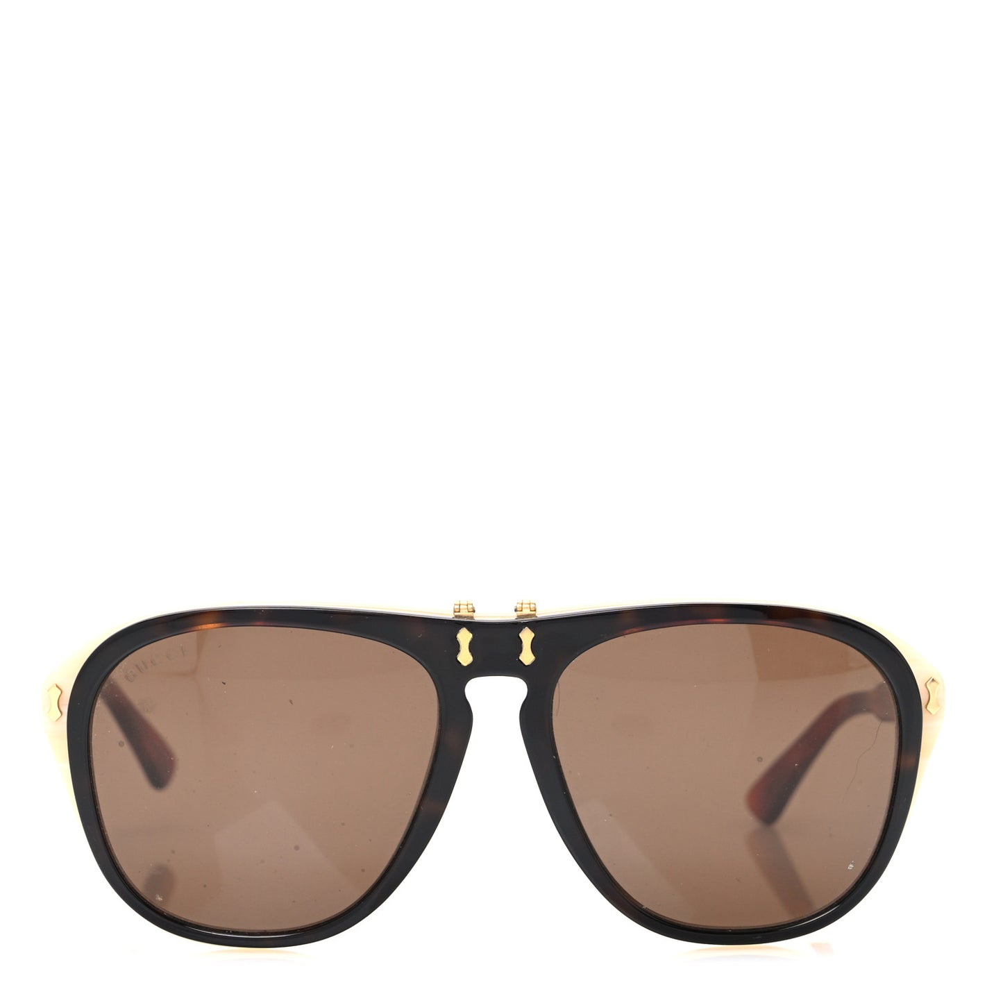 Aviator Flip Up Sunglasses GG0087S Havana