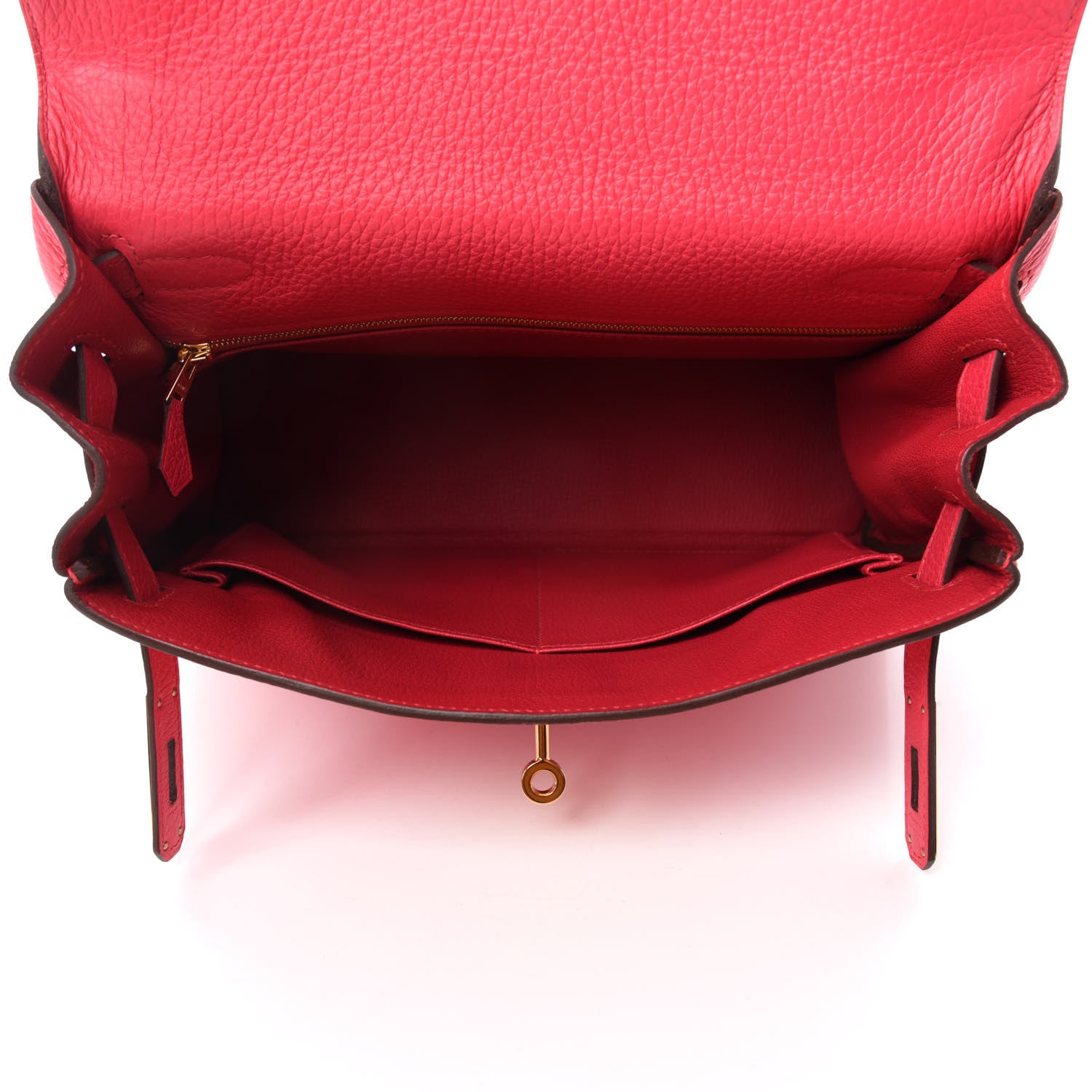 Hermes Taurillon Clemence Kelly Retourne 28 Rose Extreme 5 of 11