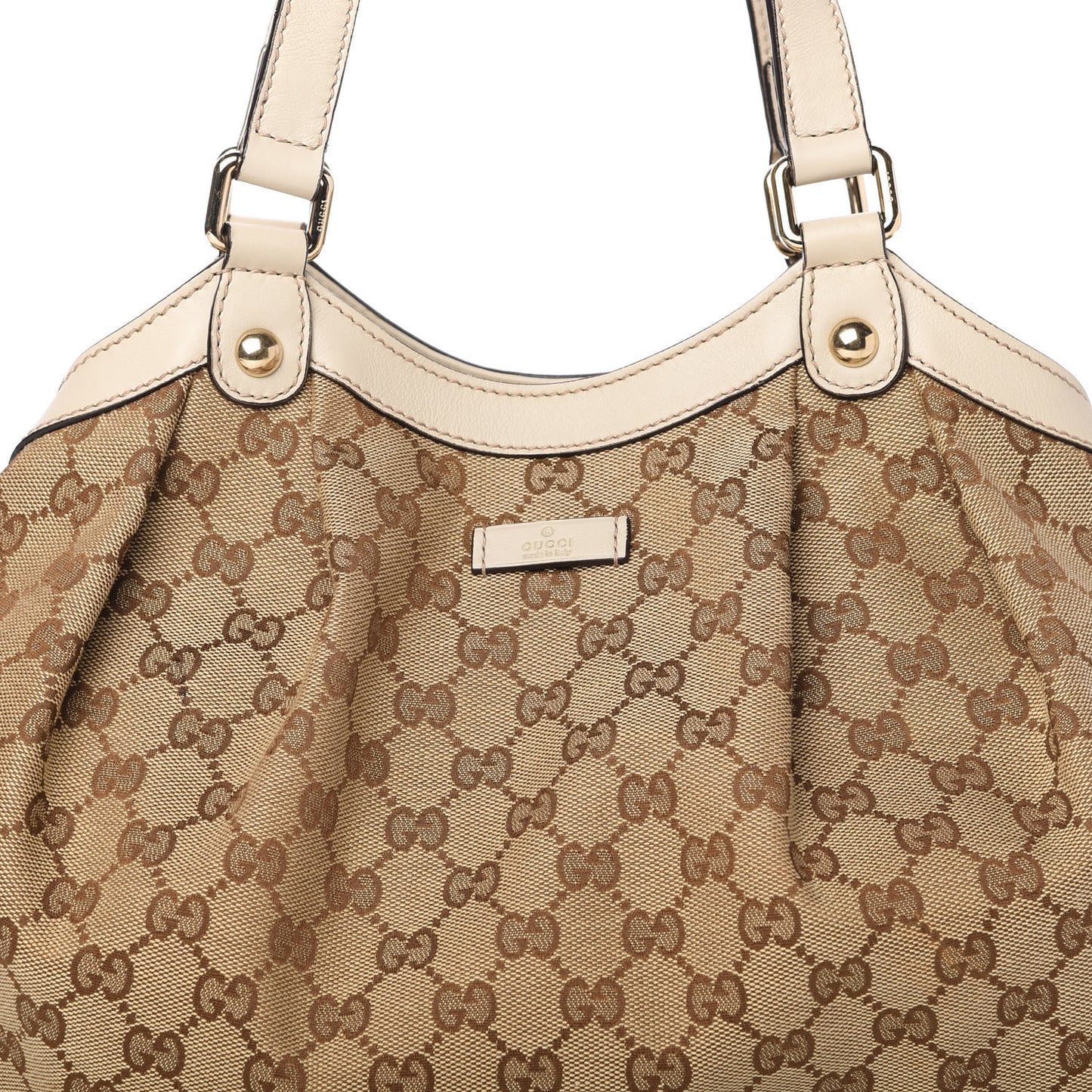 Monogram Shoulder Bag White