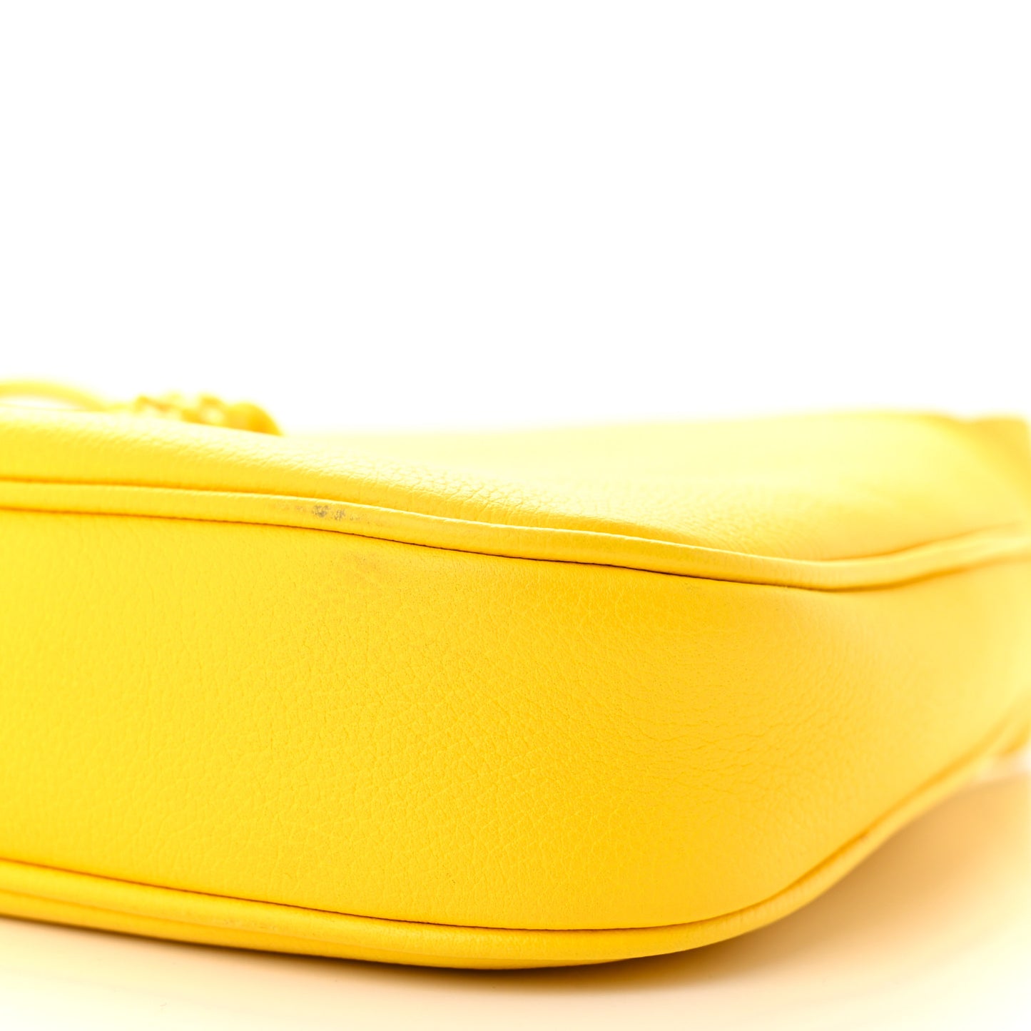 Calfskin La Medusa Mini Hobo Crossbody Yellow