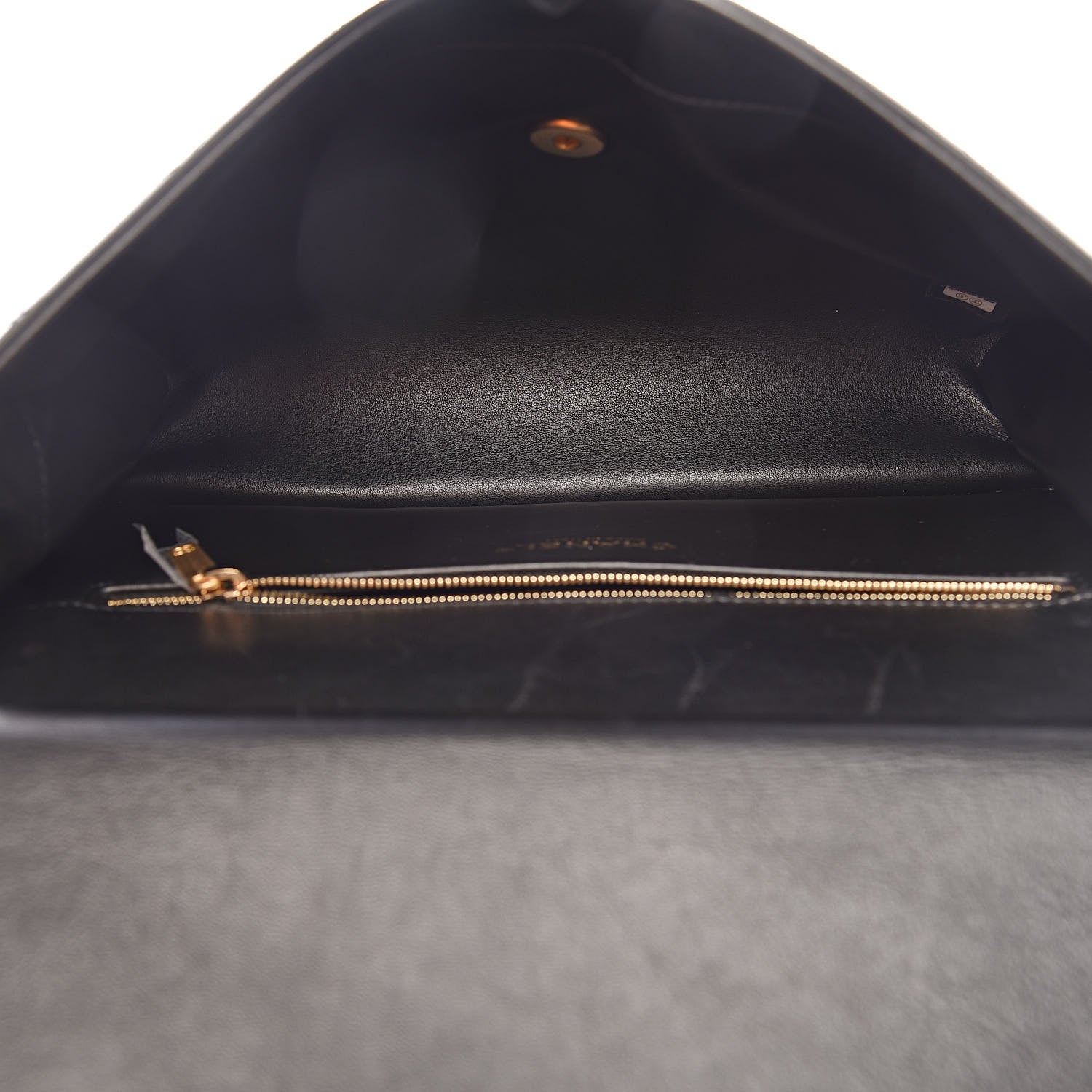 Chanel Goatskin Stitched Flap Black 6 of 18