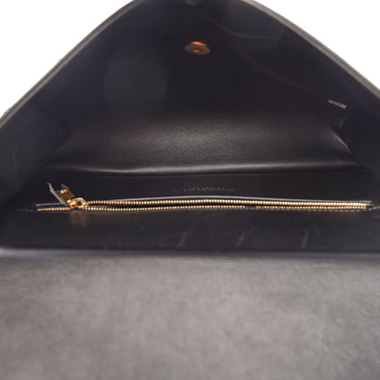 Chanel Goatskin Stitched Flap Black 6 of 18