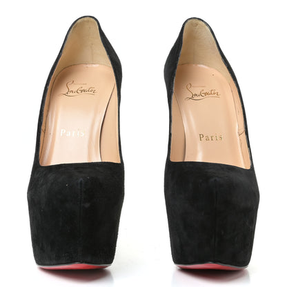 Christian Louboutin Suede Daffodile 160 Pumps 36 Black 4 of 15
