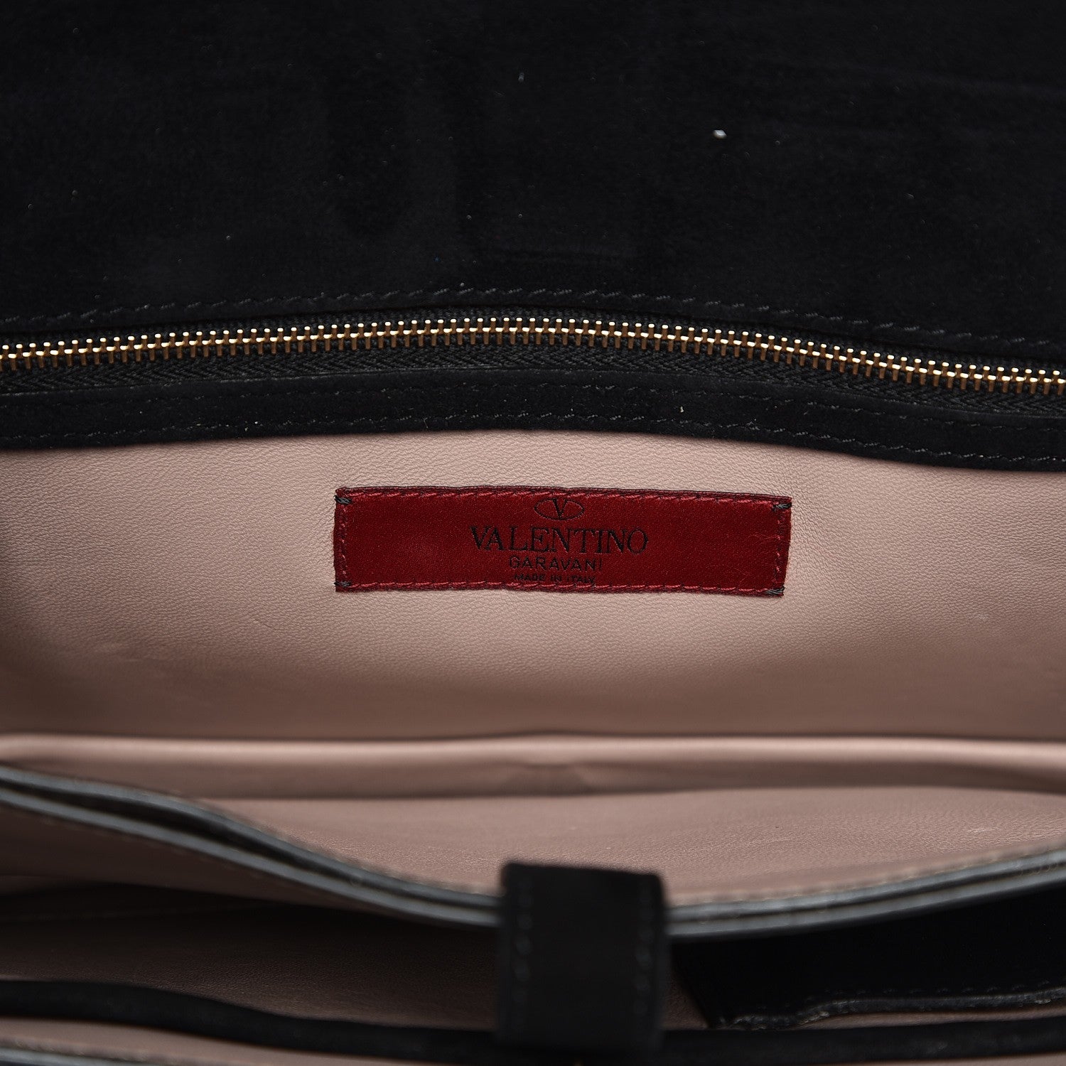 Valentino Garavani Patent Rockstud Shoulder Bag Black 5 of 5