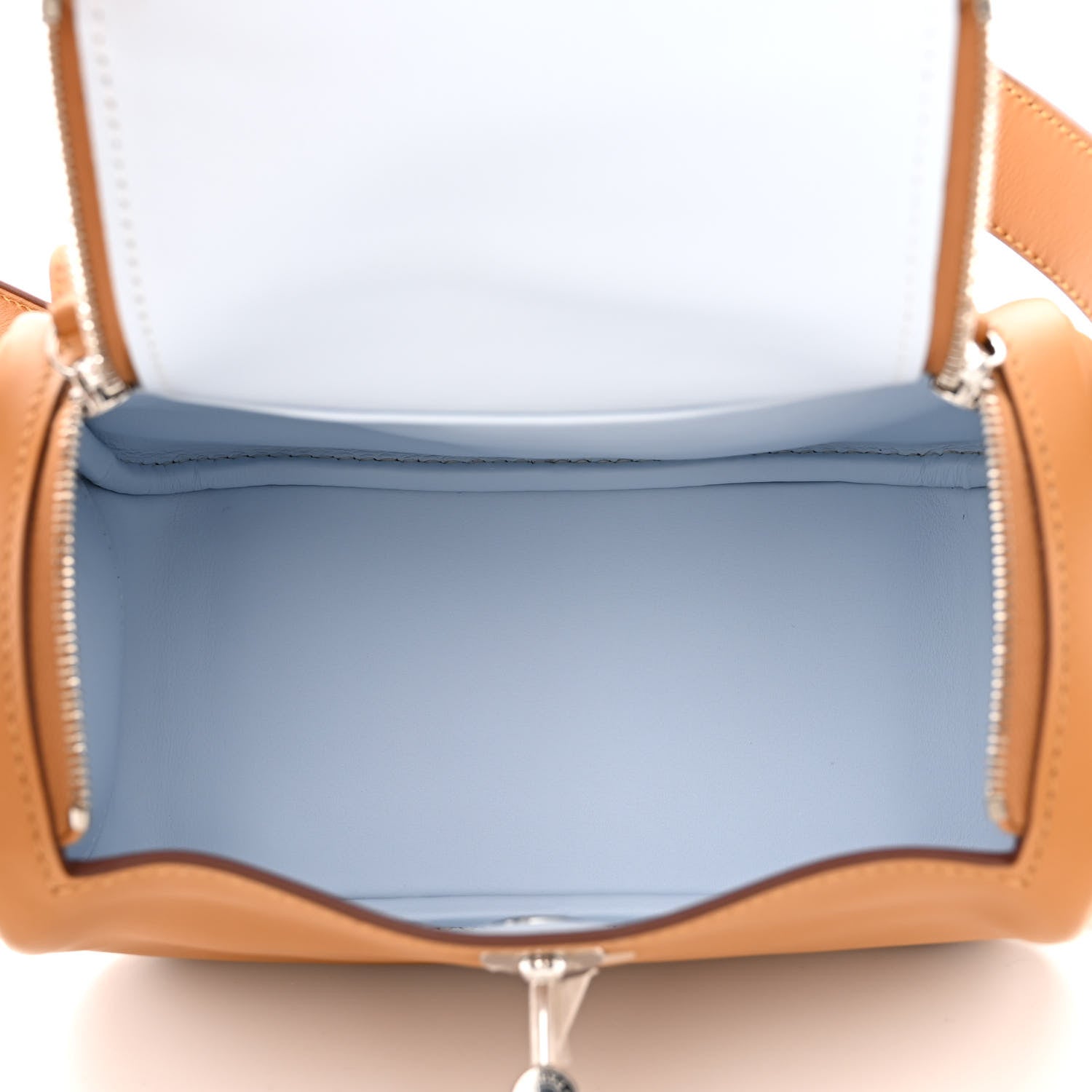 Hermes Swift Verso Mini Lindy 20 Sesame Bleu Brume 5 of 11