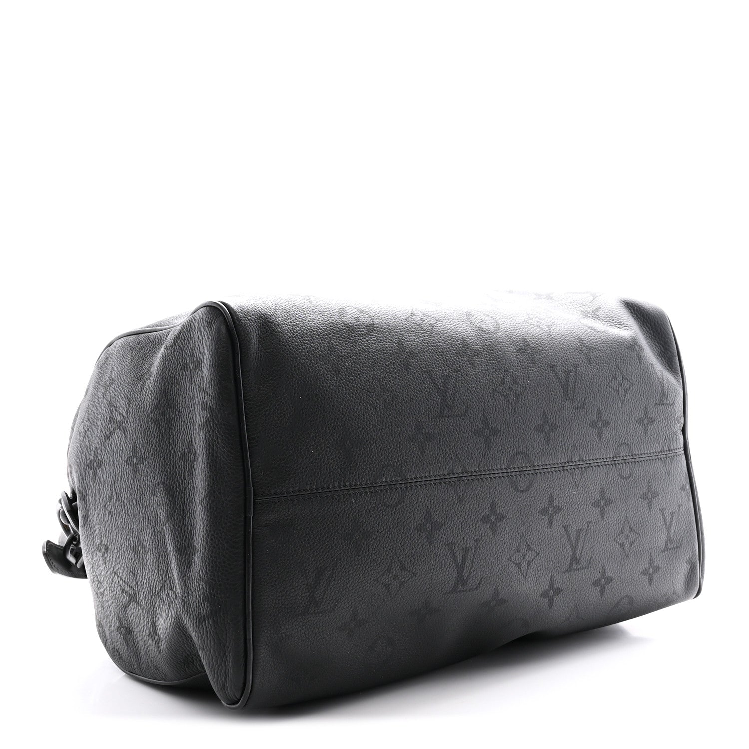 Louis Vuitton Calfskin Monogram Speedy P9 Bandouliere 40 Ultra Black 4 of 11