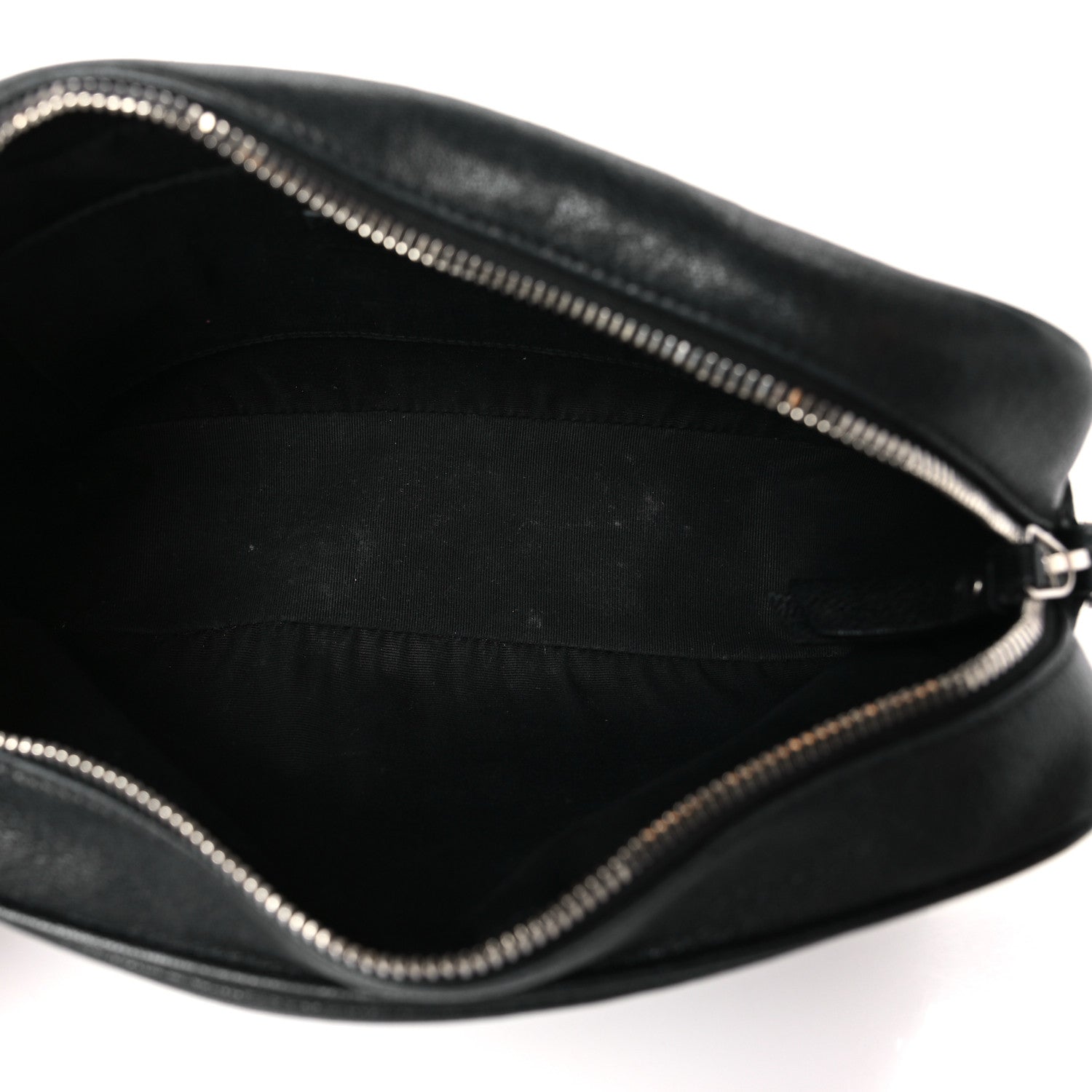 Saint Laurent Lambskin Monogram Small Lou Camera Bag Black 5 of 10