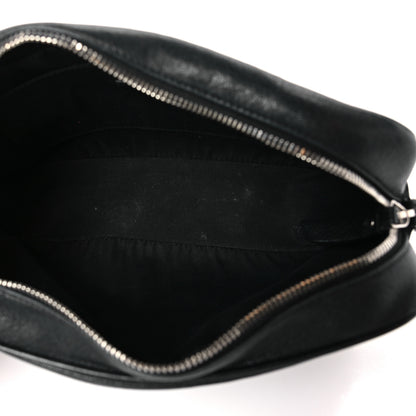 Saint Laurent Lambskin Monogram Small Lou Camera Bag Black 5 of 10