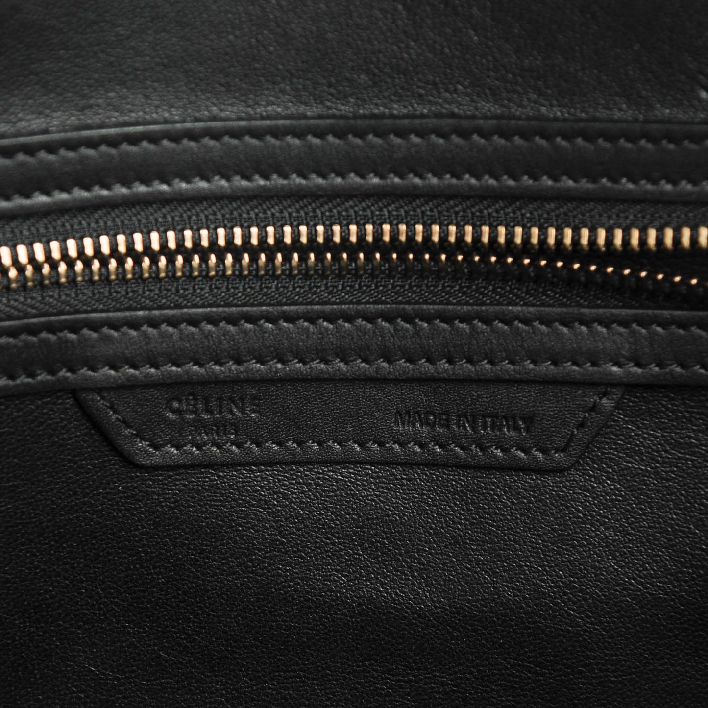 Smooth Calfskin Micro Luggage Black