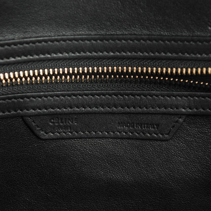 Celine Smooth Calfskin Micro Luggage Black 6 of 7