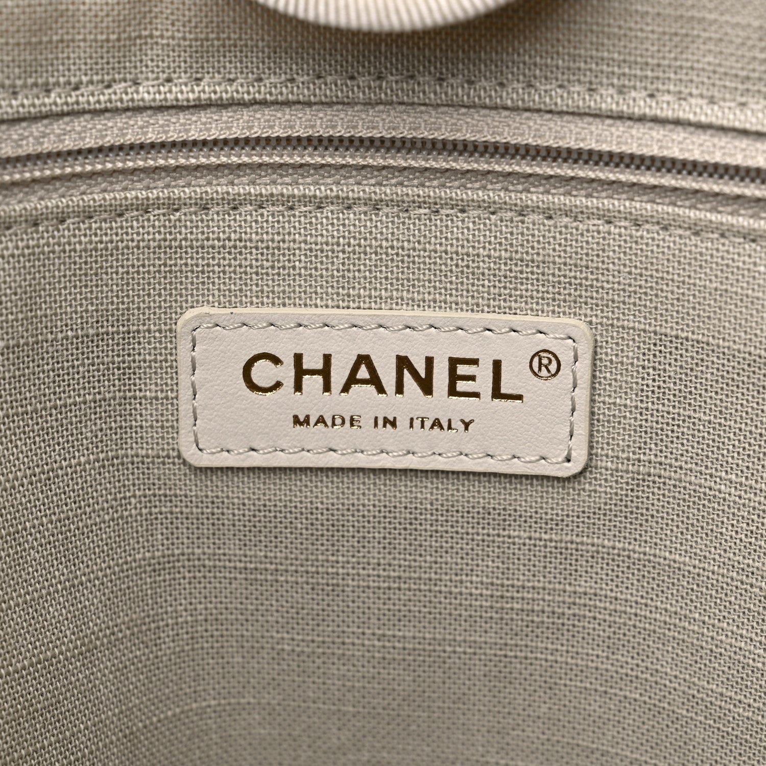 Chanel Mixed Fibers Small Deauville Tote White 7 of 10