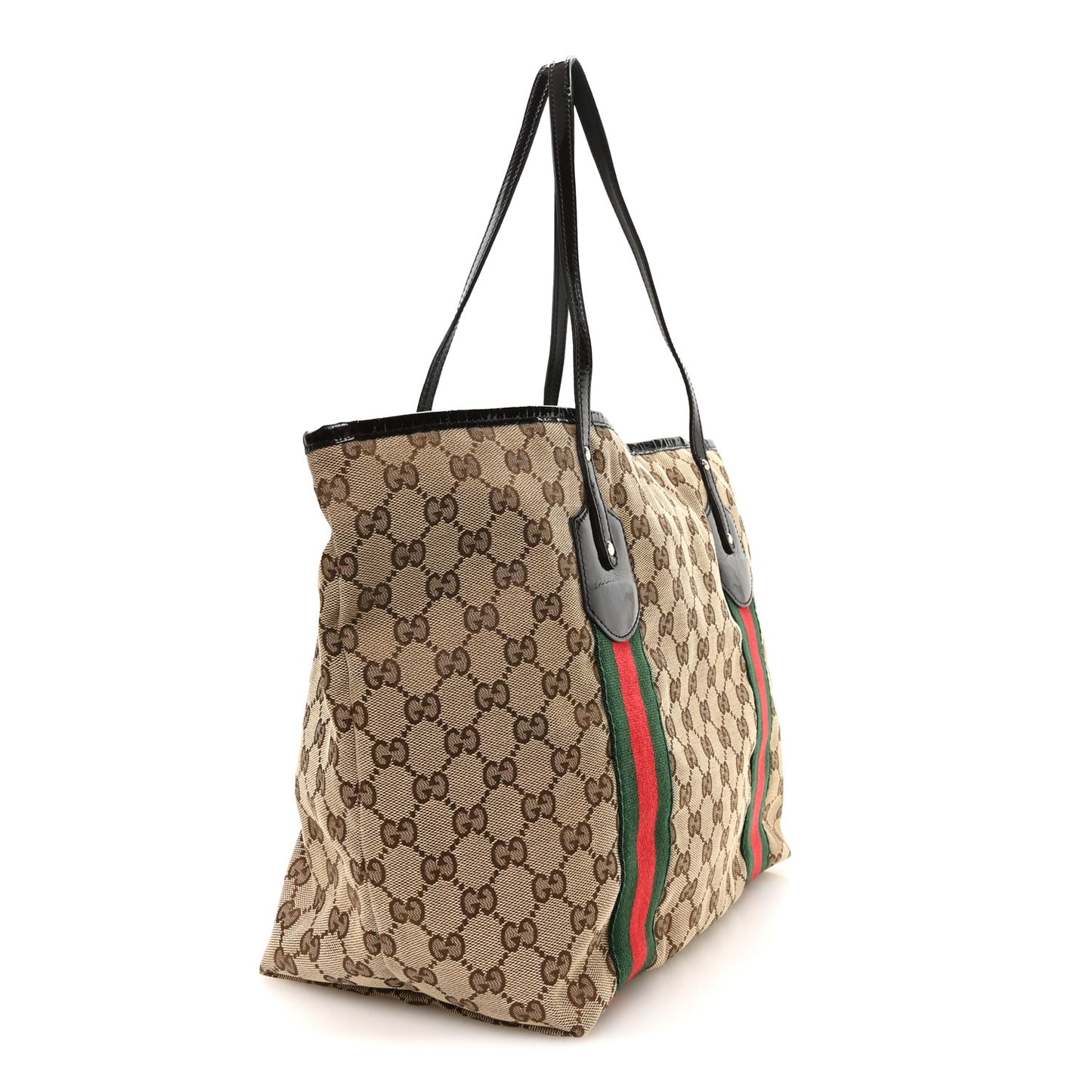 Monogram Web Large Jolie Tote Brown
