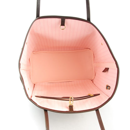 Louis Vuitton Damier Ebene Neo Neverfull MM Rose Ballerine 5 of 8