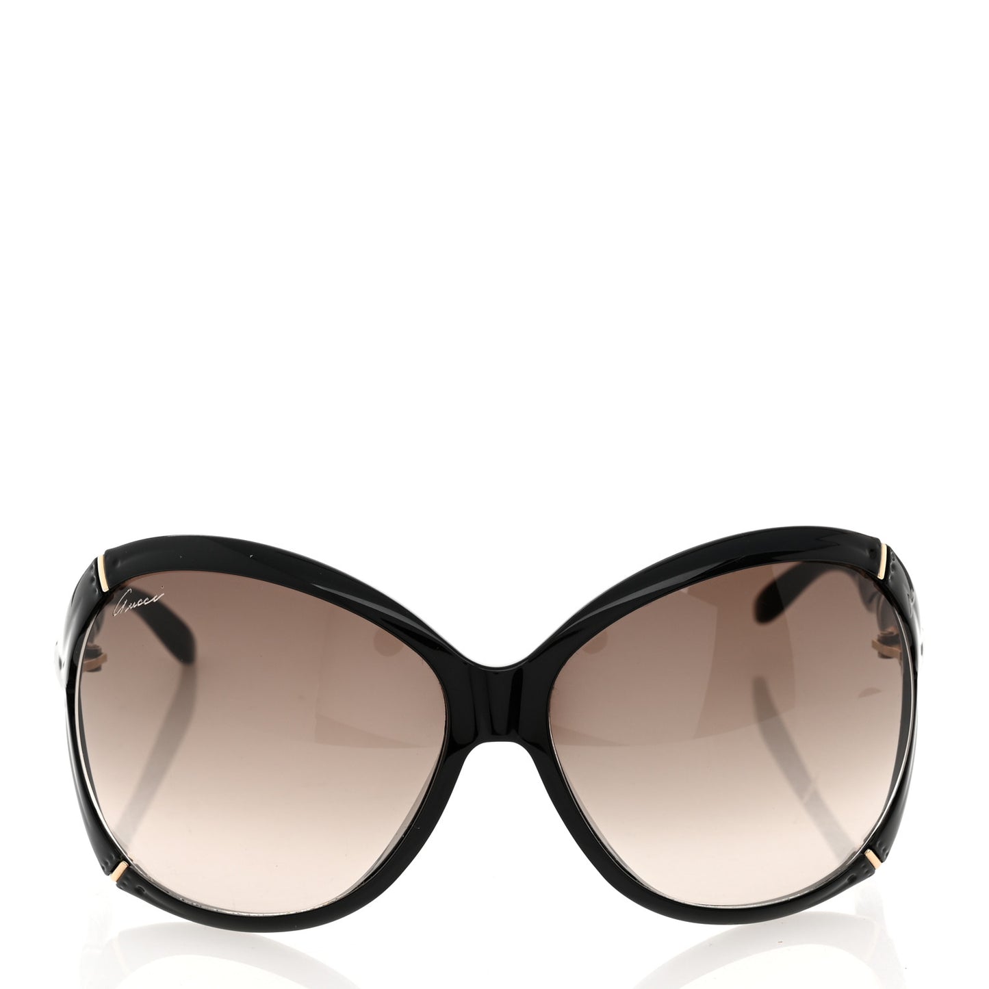 Oversized Oval Bamboo Sunglasses 3509/S Black