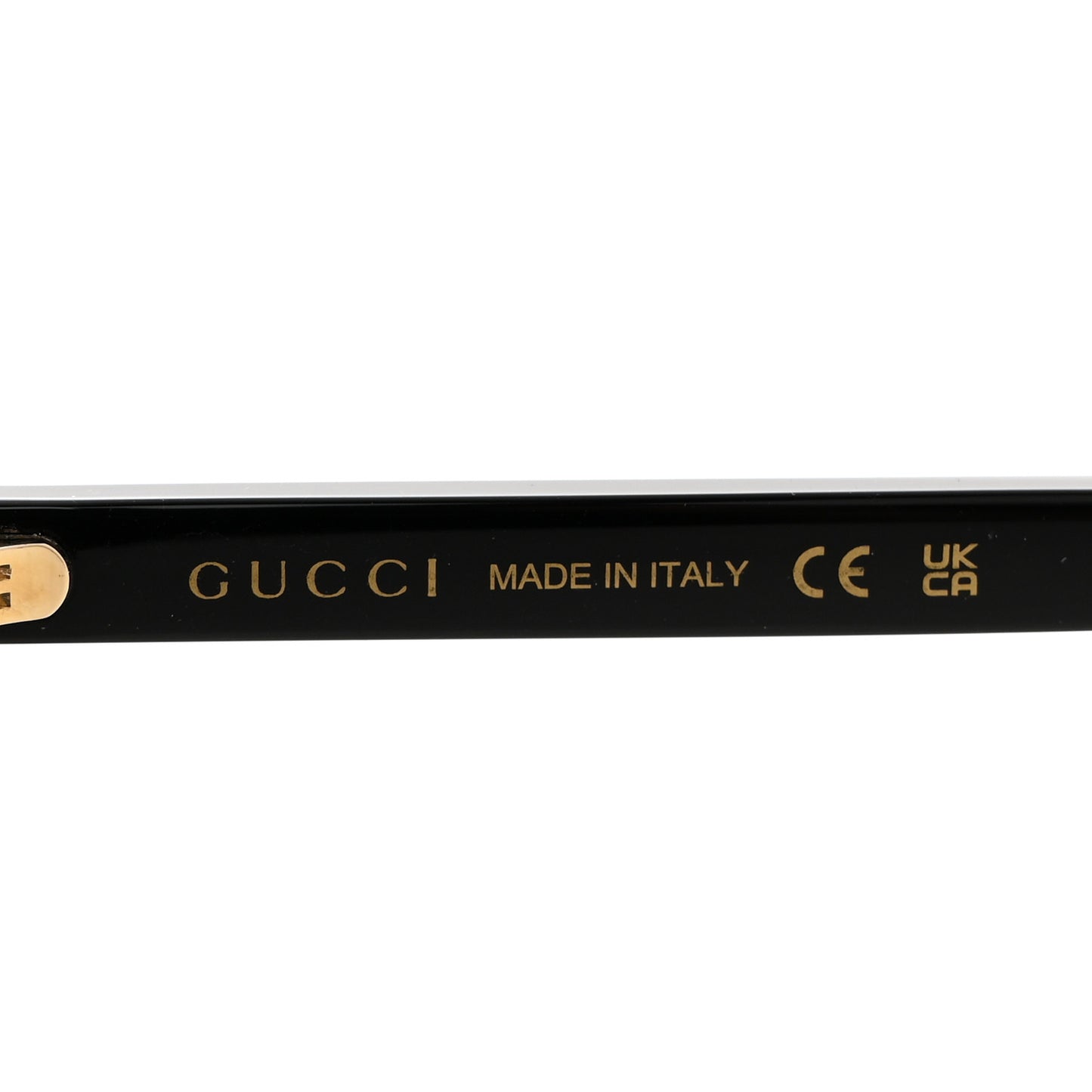 Acetate Square Frame Sunglasses GG1314S Black