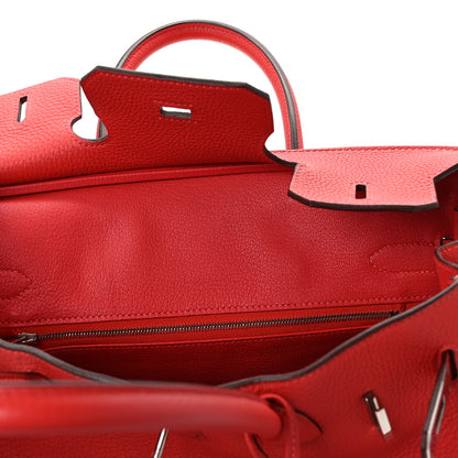 Hermes Togo Birkin 30 Rouge Pivoine 12 of 14