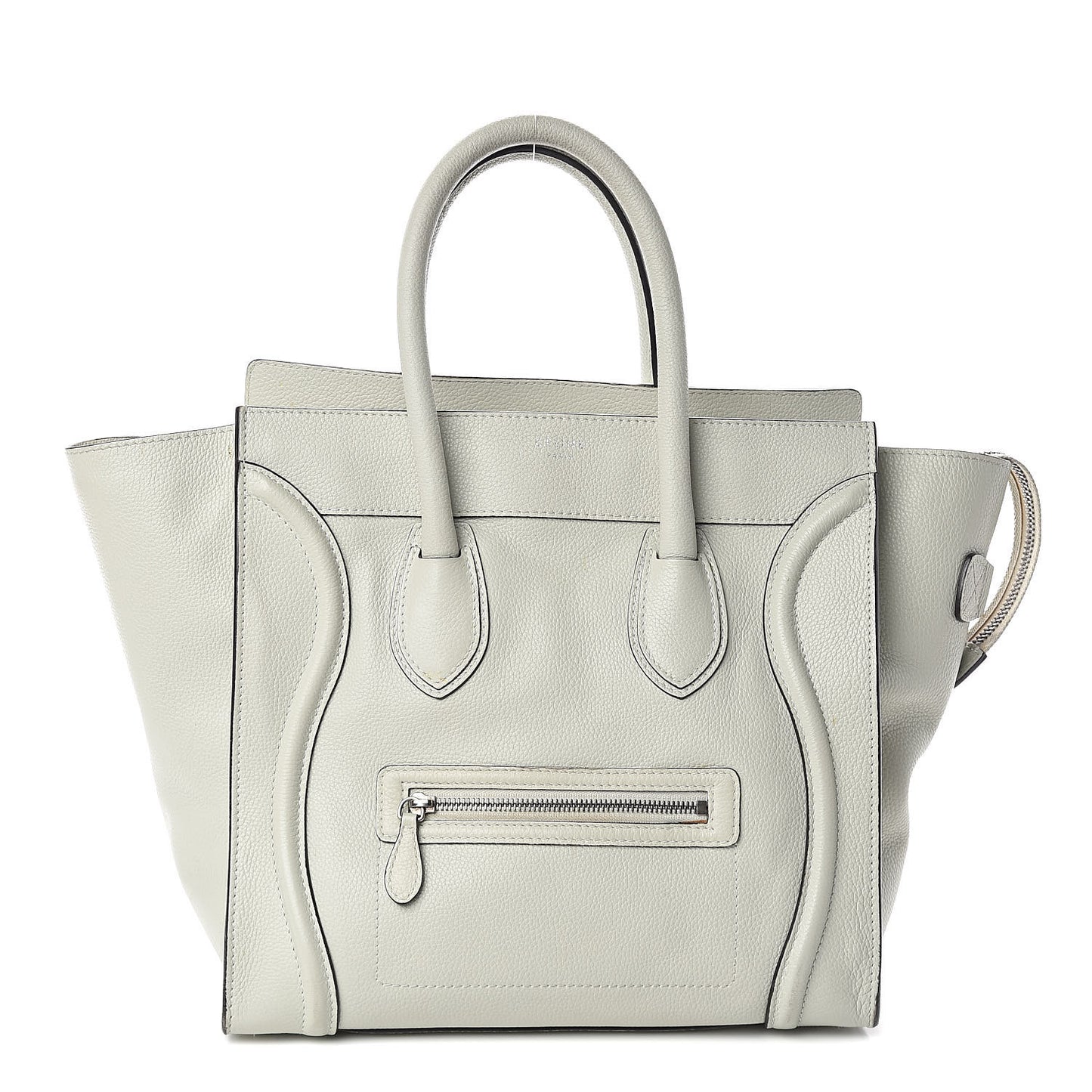 Drummed Calfskin Mini Luggage Lune