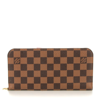 Louis Vuitton Damier Ebene Insolite Wallet Red 1 of 7