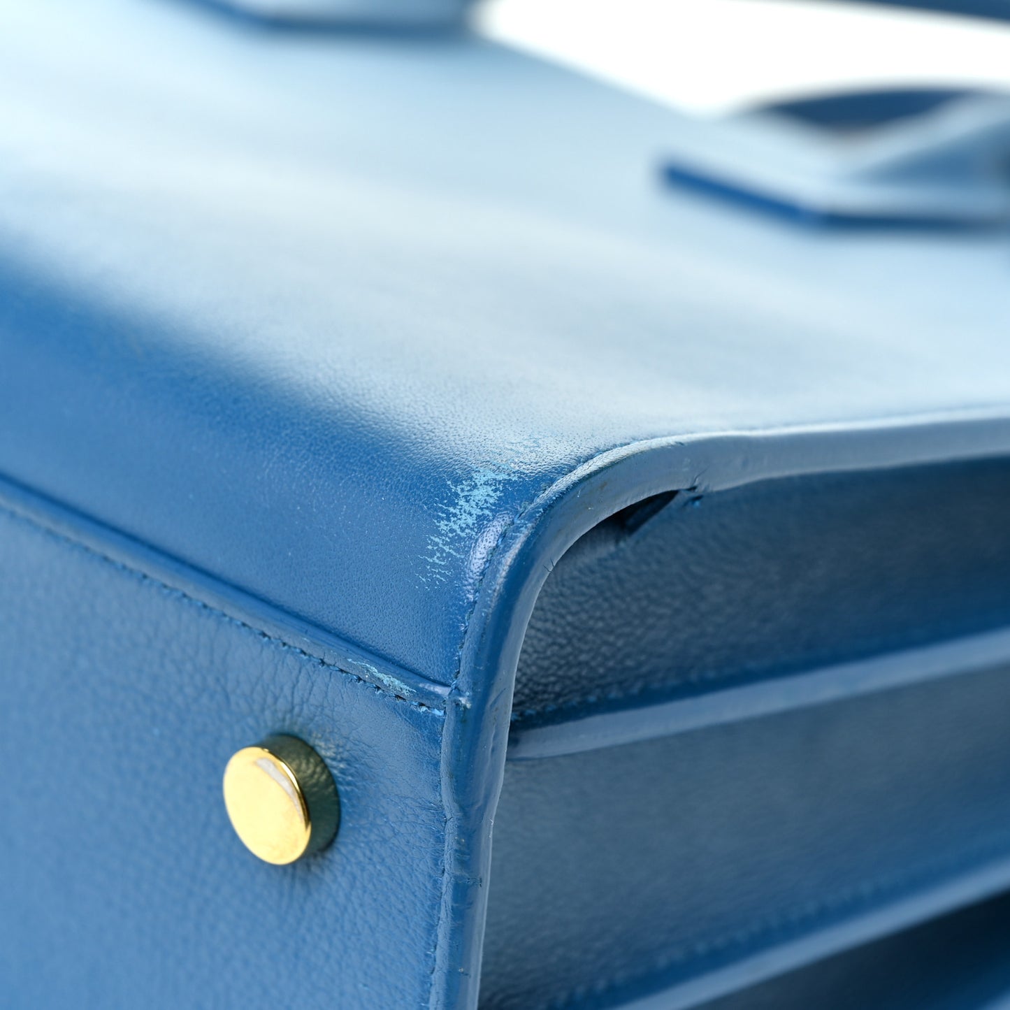 Calfskin Baby Sac De Jour Indigo