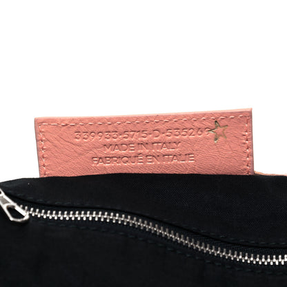 Balenciaga Agneau Stadio Ruban Viscose S Navy Cabas Rose Ballerine 9 of 9