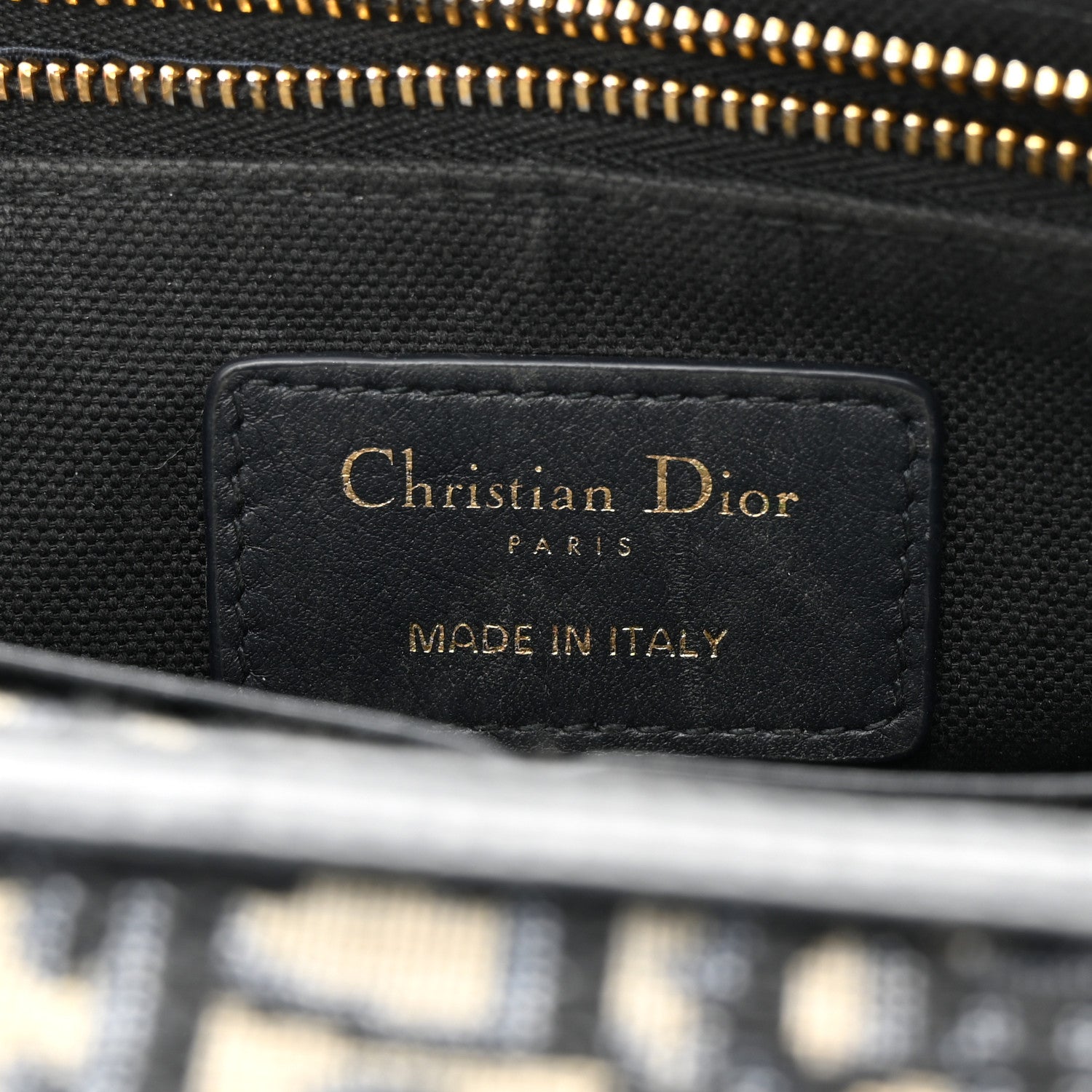 Christian Dior Oblique 30 Montaigne 2-In-1 Pouch Blue 6 of 12
