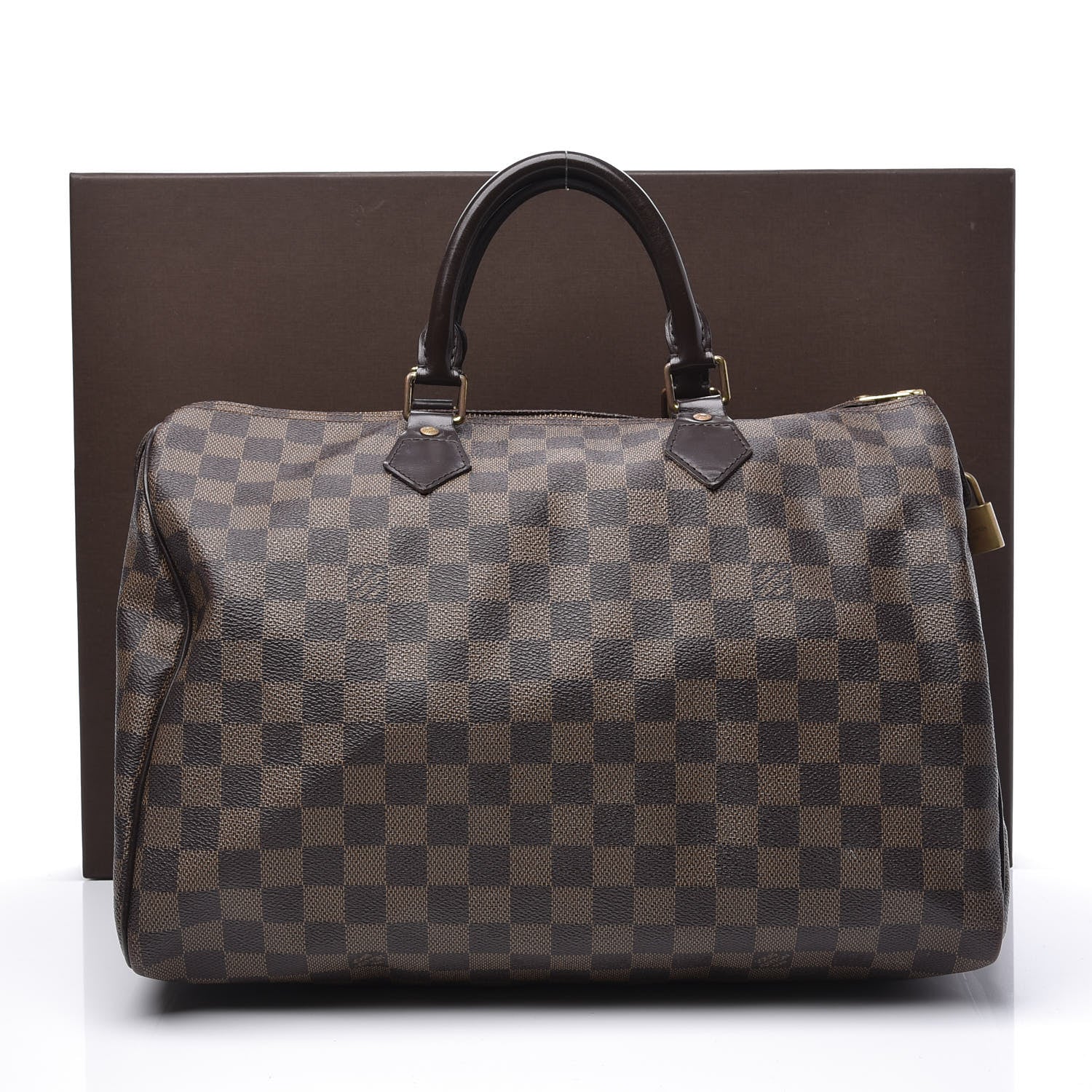 Louis Vuitton Damier Ebene Speedy 35 13 of 13
