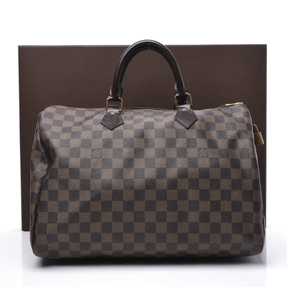 Louis Vuitton Damier Ebene Speedy 35 13 of 13