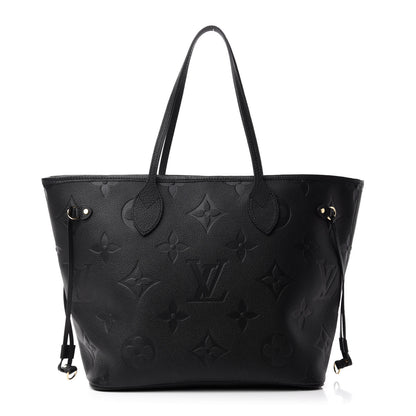 Louis Vuitton Empreinte Monogram Giant Neverfull MM Black 1 of 9