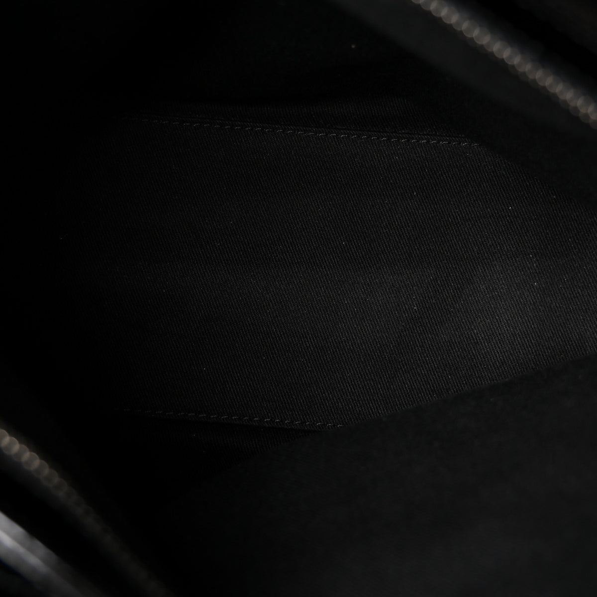 Patent Quilted Large Just Mademoiselle Bowling Bag Black