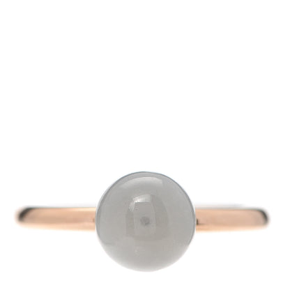 Tiffany 18K Rose Gold Moonstone 8mm HardWear Ball Ring 57 8 1 of 5