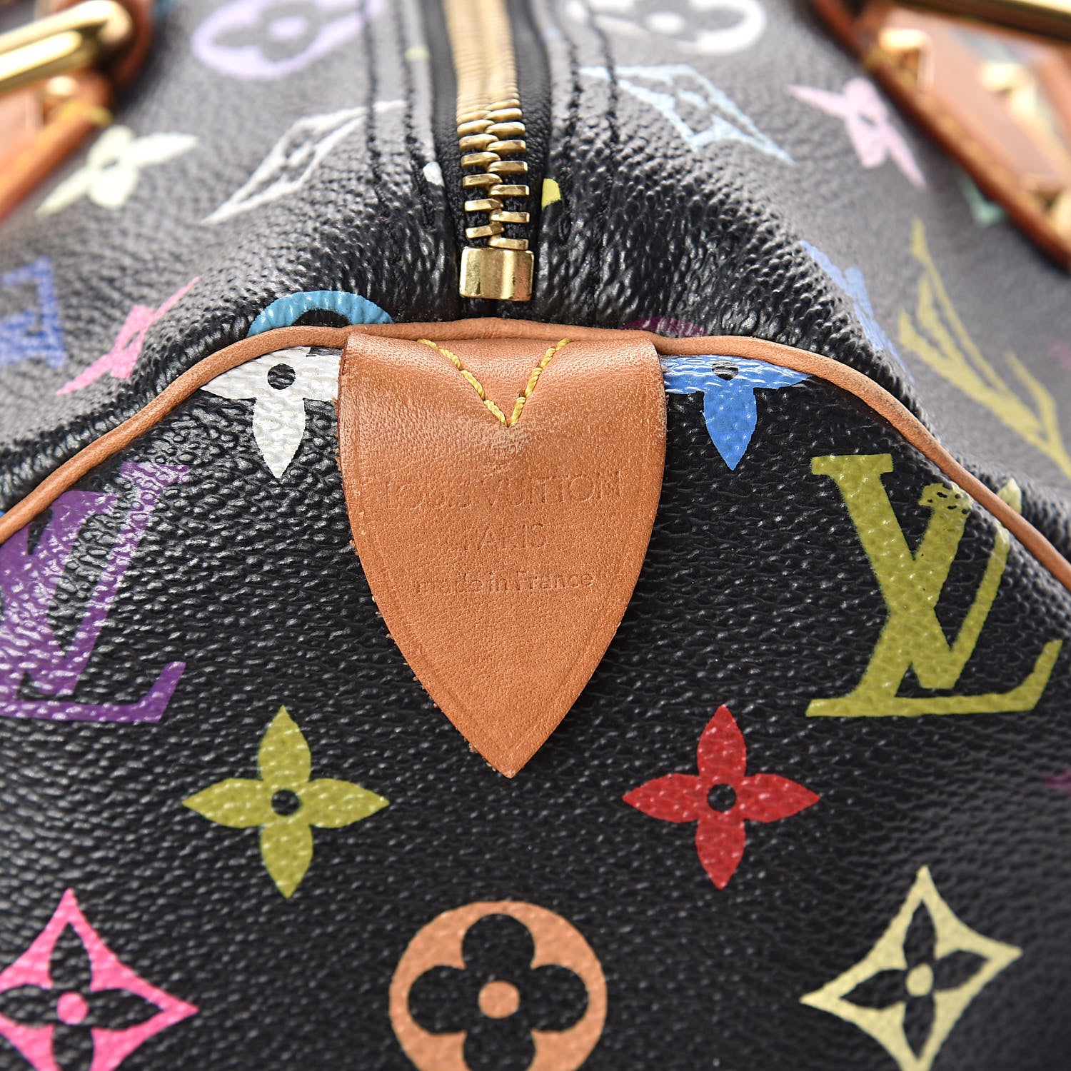 Louis Vuitton Monogram Multicolor Speedy 30 Black 6 of 9