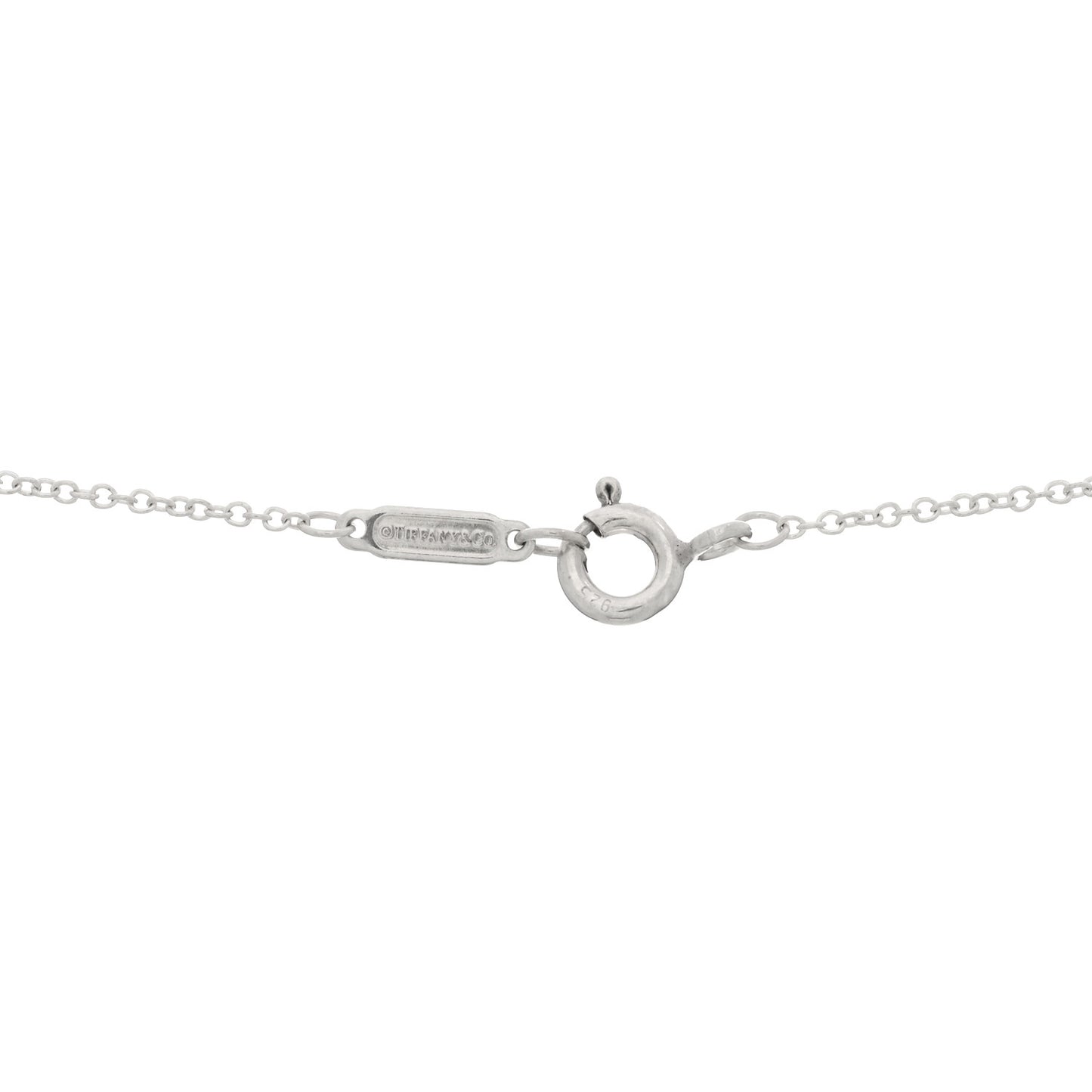 Sterling Silver Letter D Disc Pendant Necklace