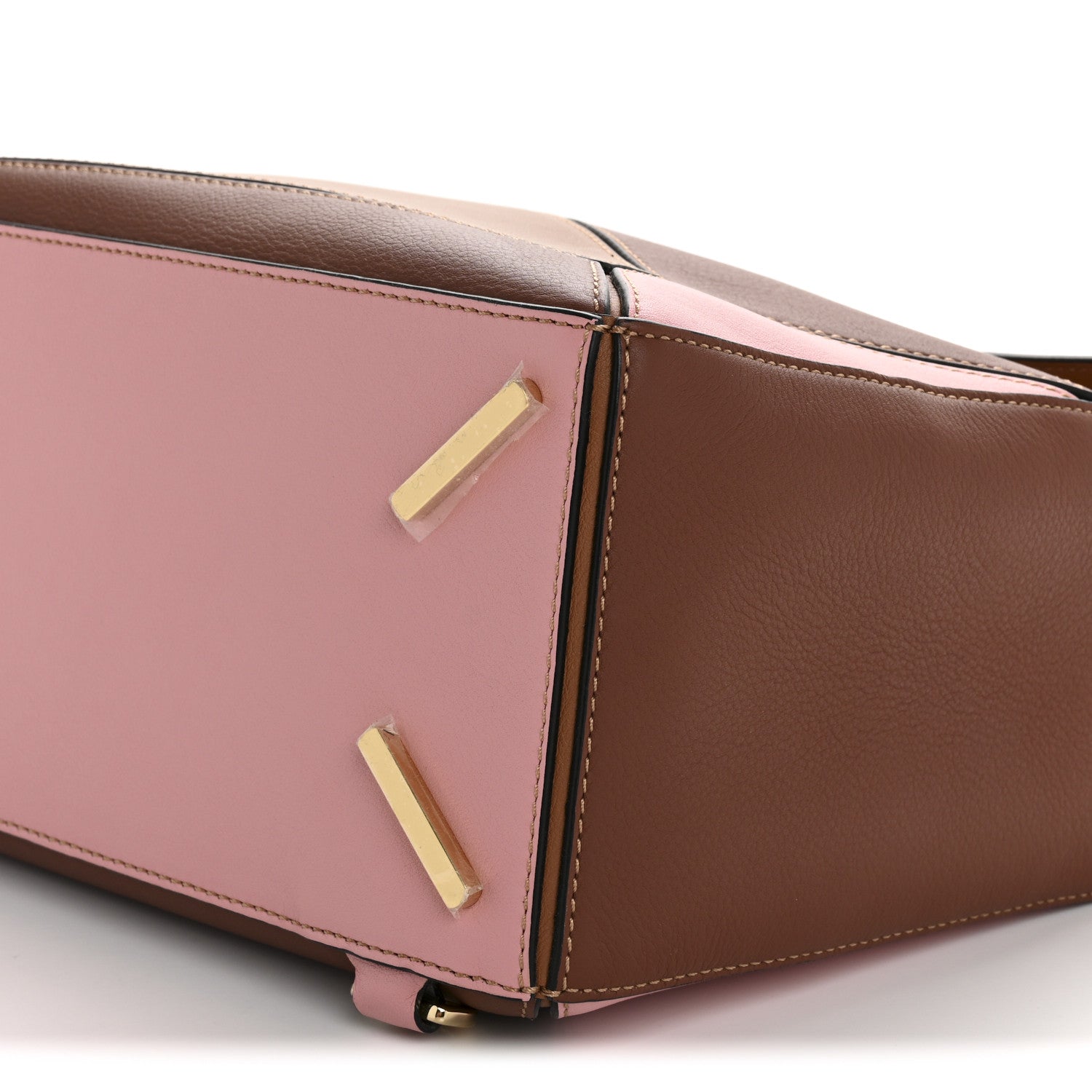 Loewe Calfskin Medium Puzzle Bag Tan Medium Pink 9 of 9