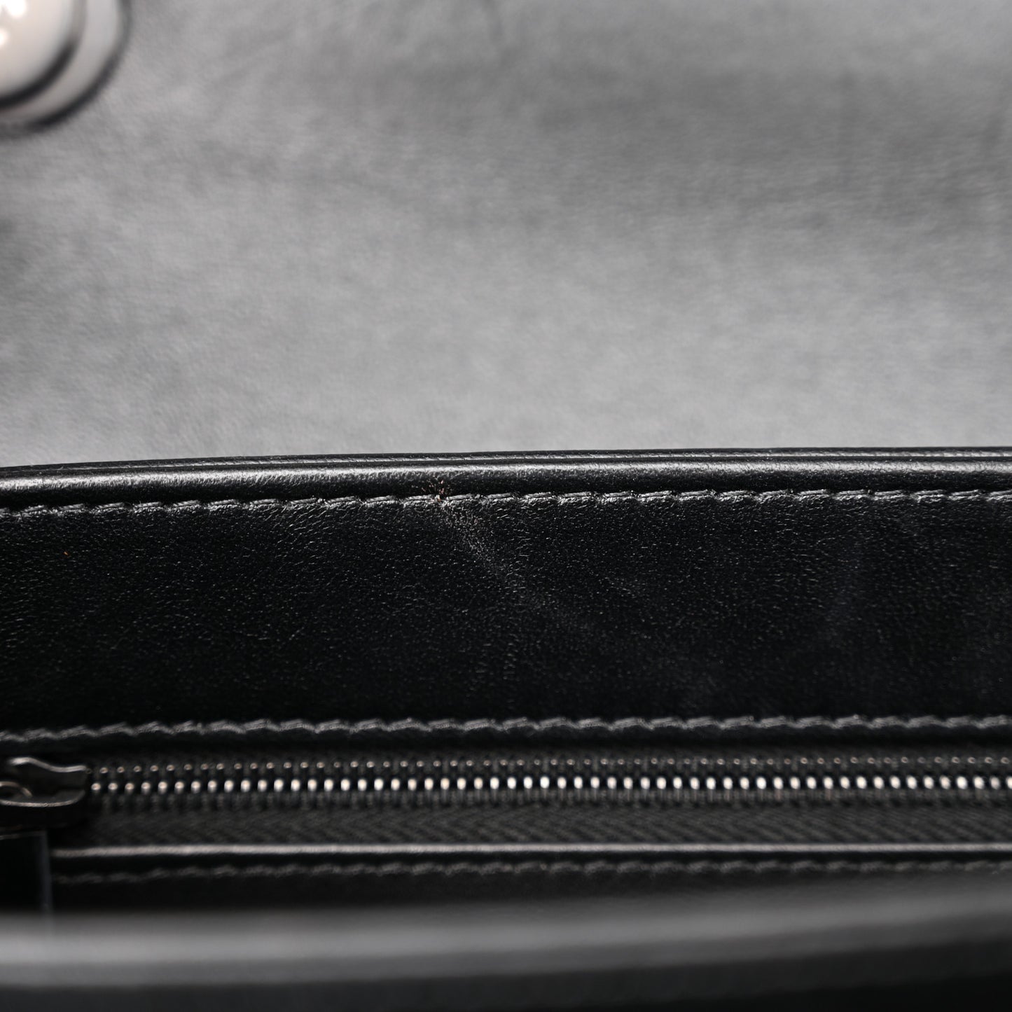 Lambskin Quilted Medium Trendy CC Flap Dual Handle Bag So Black