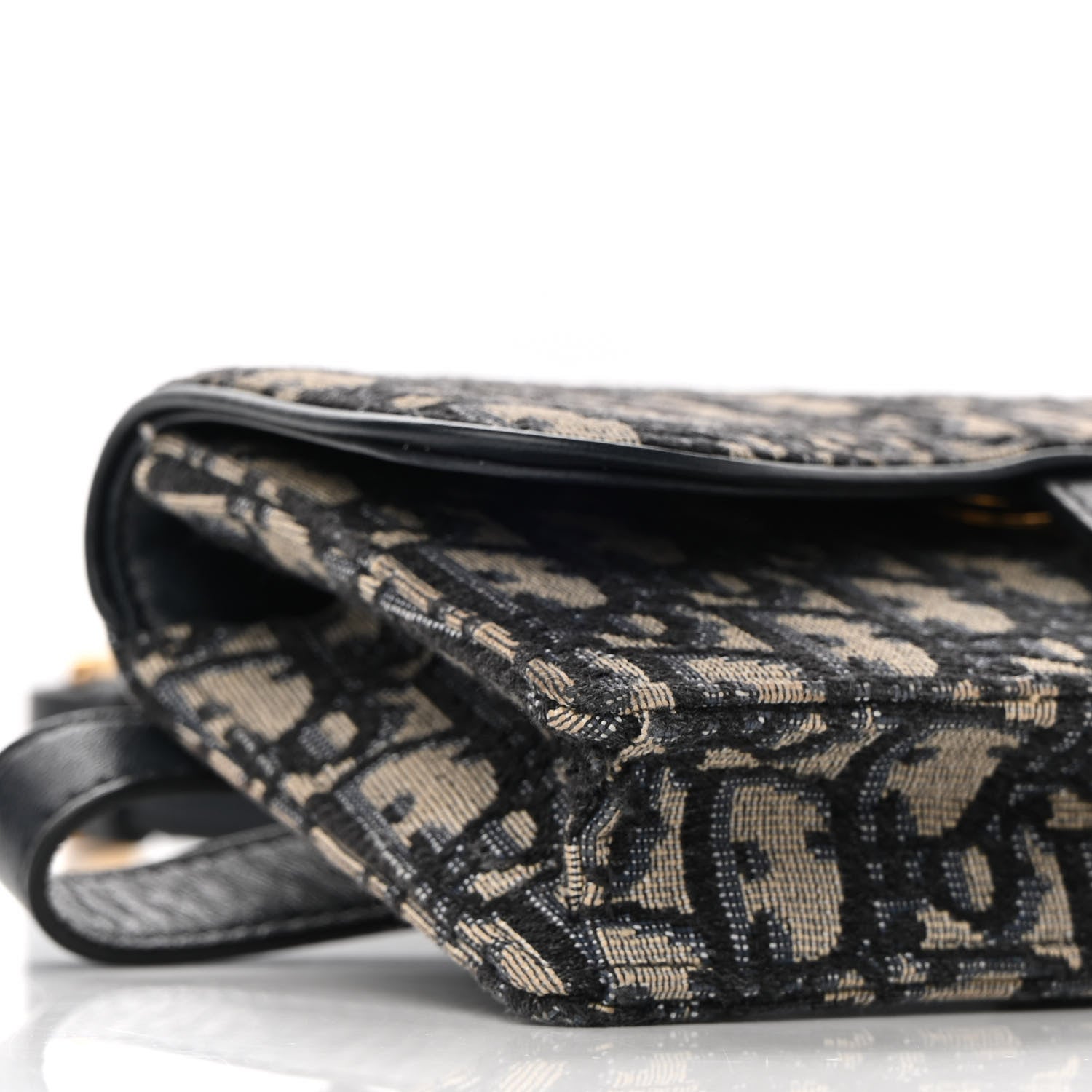 Christian Dior Oblique Saddle Belt Bag Blue 5 of 6