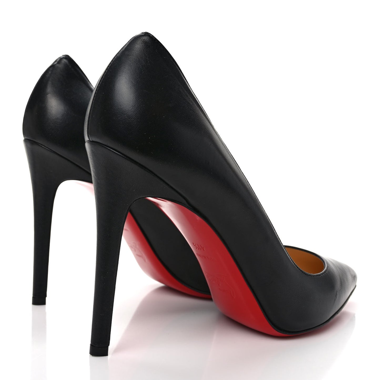 Shiny Nappa Pigalle Follies 100 Pumps 41.5 Black