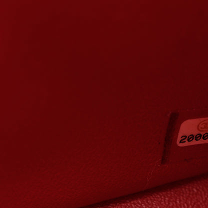 Chanel Lambskin Quilted Mini Square Flap Dark Red 7 of 10