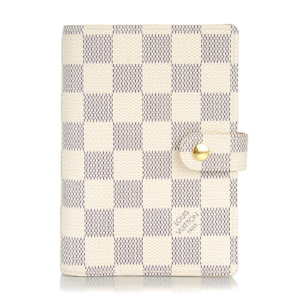 Louis Vuitton Damier Azur Small Ring Agenda Cover 1 of 7