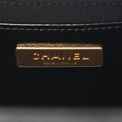 Chanel Shiny Lambskin Quilted Small Cocodoc Top Handle Bag Black 6 of 11