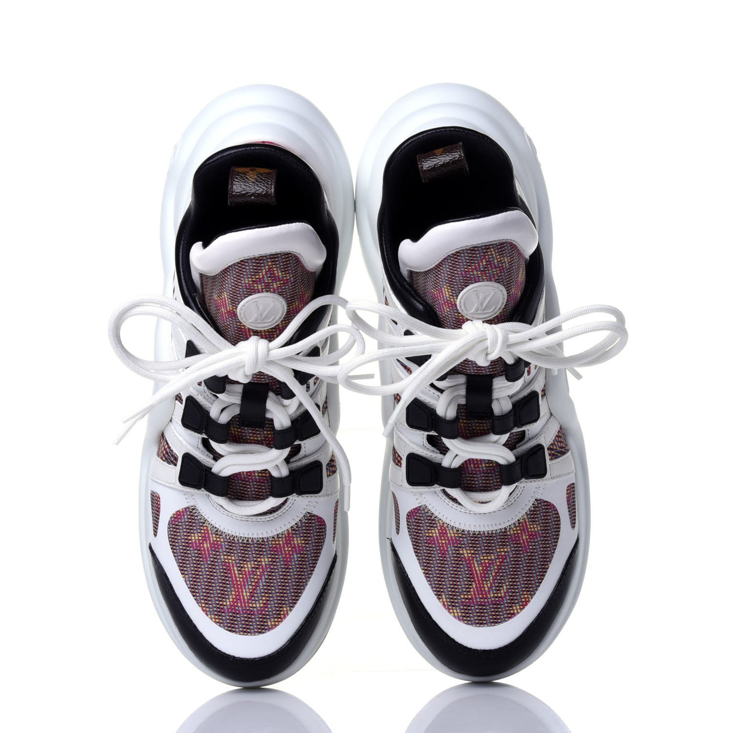 Calfskin Nylon LV Pop Archlight Sneaker 39 Rose