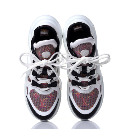 Louis Vuitton Calfskin Nylon LV Pop Archlight Sneaker 39 Rose 6 of 10