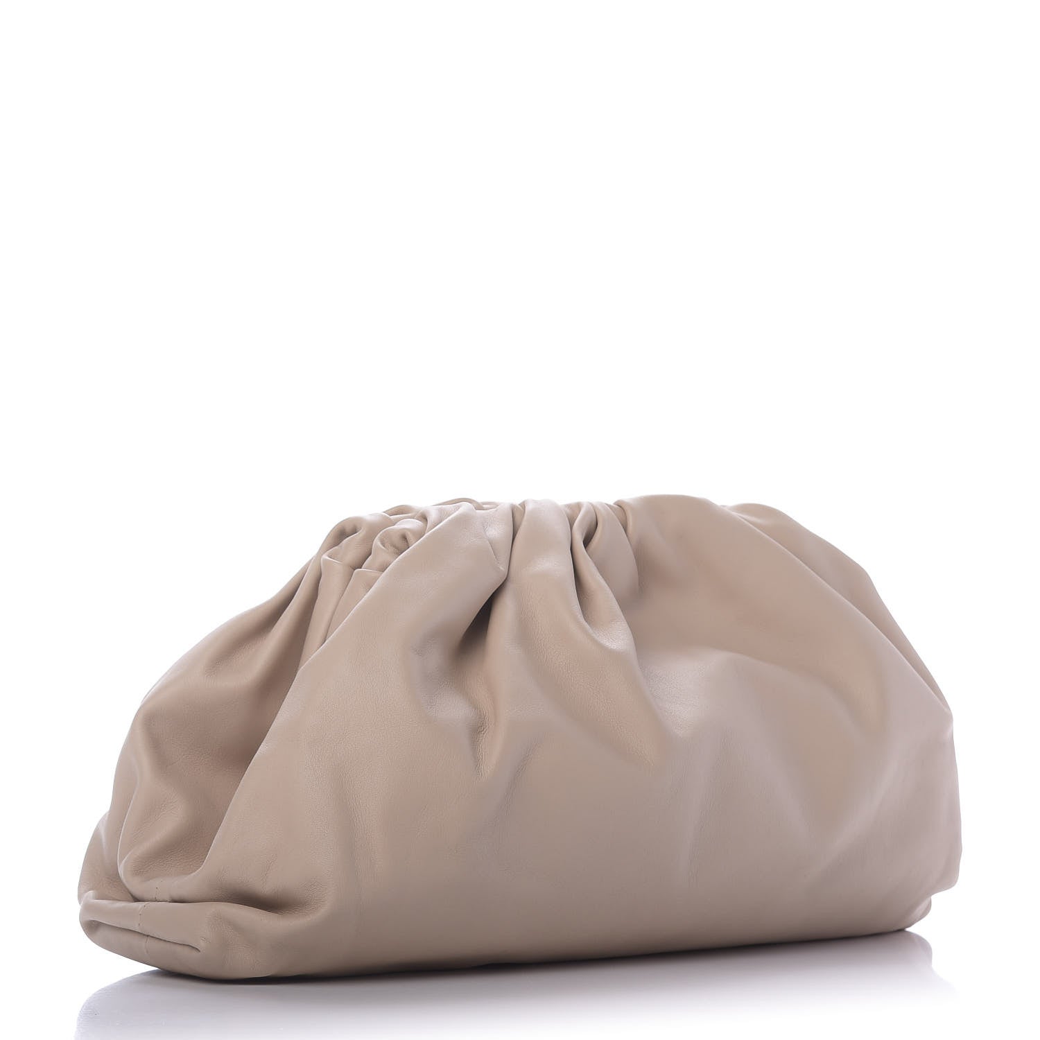 Bottega Veneta Smooth Butter Calf The Pouch Oversized Clutch Nude 2 of 10