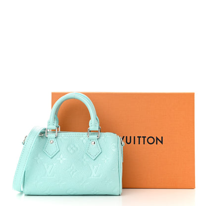 Louis Vuitton Empreinte Monogram Nano Speedy Pearly Lagoon Turquoise 10 of 10