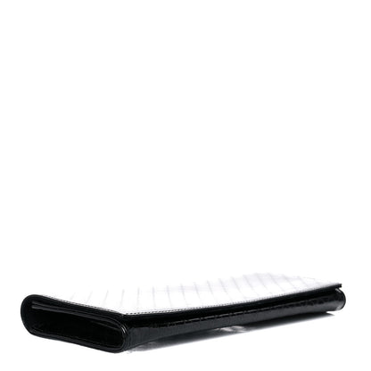 Gucci Patent Microguccissima Small Broadway Clutch Black 5 of 15