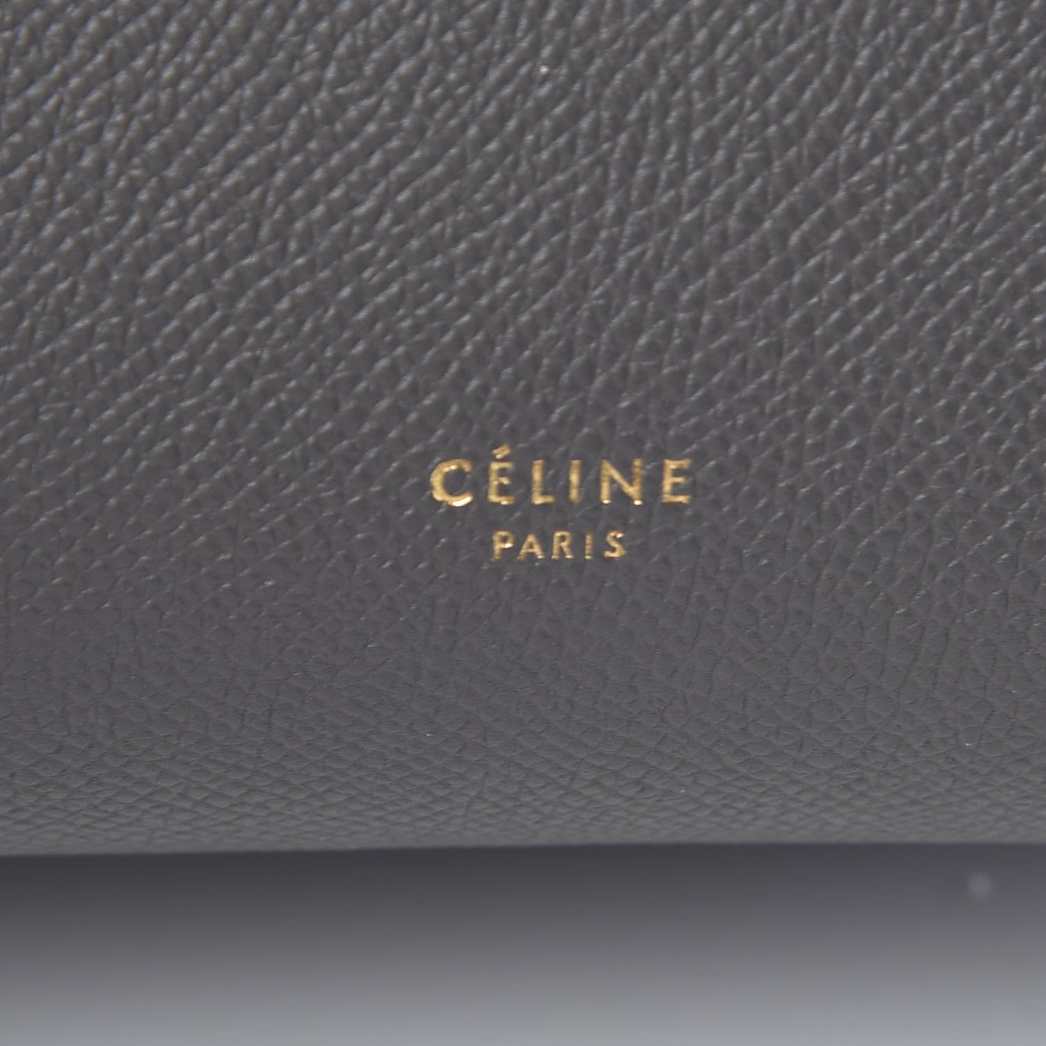 Celine Grained Calfskin Micro Belt Bag Grey 7 of 8